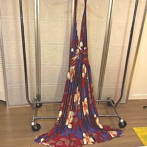 🌸Pretty, MODA International Maxi, Halter Dress, Size L